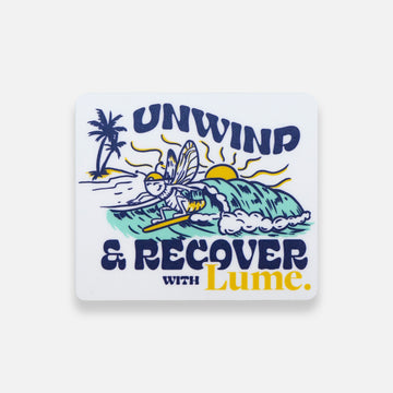 Unwind & Recover Sticker